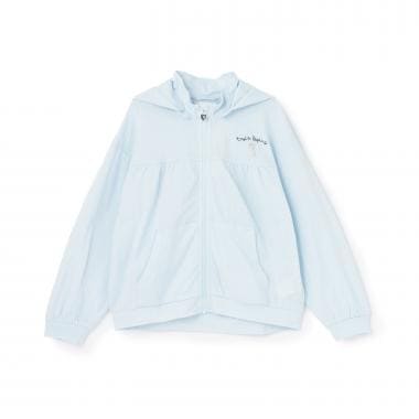 【Trois Lapins】 ジップアップ カーディガン 【接触冷感】