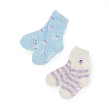 mimiちゃん クルーソックス 【2足組】