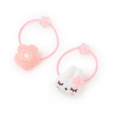 mimiちゃん&花 ヘアポニー