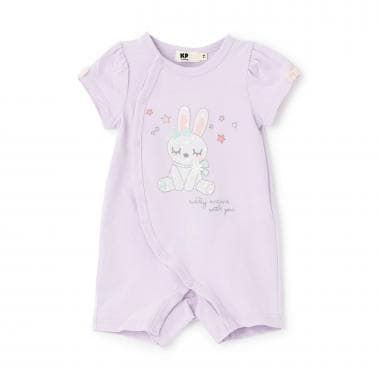 mimiちゃん アップリケ刺しゅう ショートオール