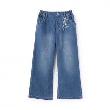 【冷感デニム】 ロングパンツ