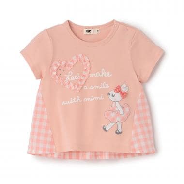 mimiちゃん後身頃切り替えT