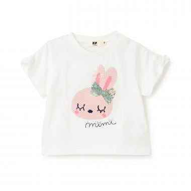 mimiちゃん スパンコール刺しゅう Tシャツ