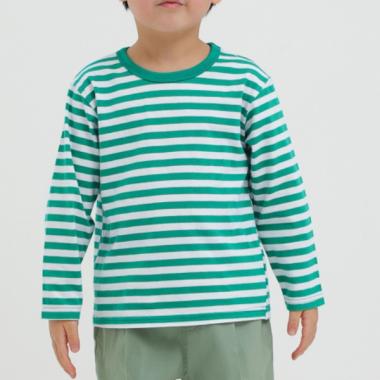 デイリームジボーダー長袖Tシャツ