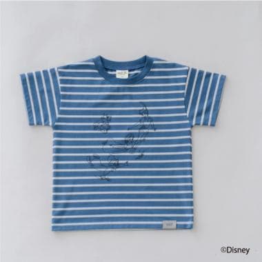 Disney】ピーター・パン/発砲プリント半袖Tシャツ(100cm ブルー 