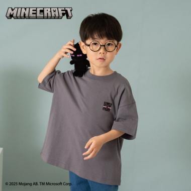 ［大人気につき再入荷！］【マインクラフト】【パパもおそろい】KIDSキャラクターTEE