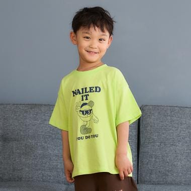 ［大人気につき再入荷！］【綿100%】【365D.】OFUZAKEグラフィックワイド半T
