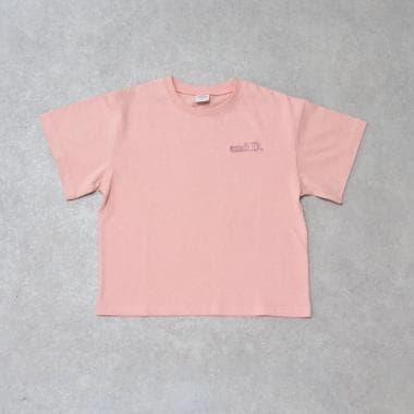 【綿100%】バックメッセージロゴ半袖T