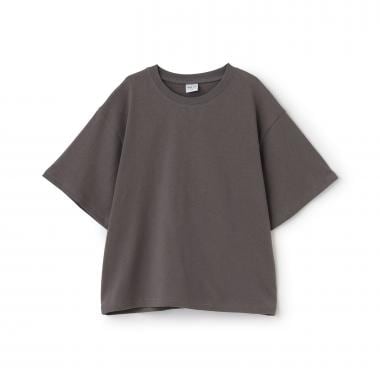 【綿100%】メッセージバック縦ロゴ半袖T
