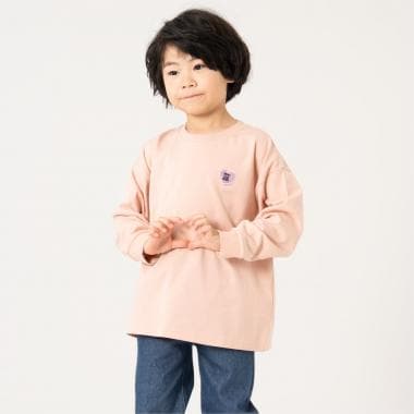 【綿100%】【365D】ワンポイントししゅうロンT