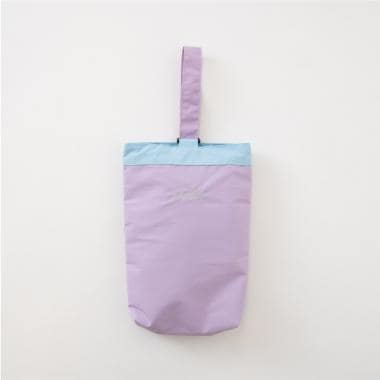 【撥水】バイカラーシューズバック