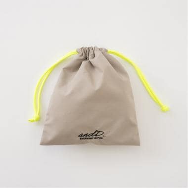 【撥水】バイカラー巾着