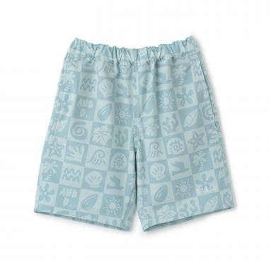 【水陸両用】【SETUP可】総ガラショートパンツ