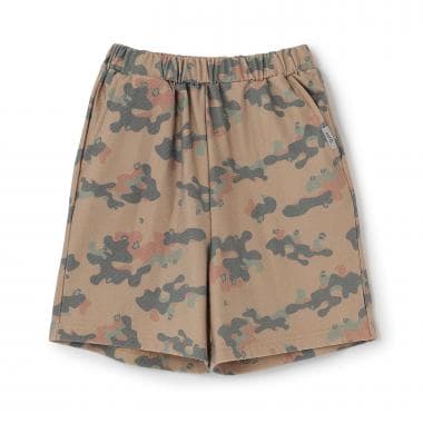 のびっとカットツイル柄ショートパンツ