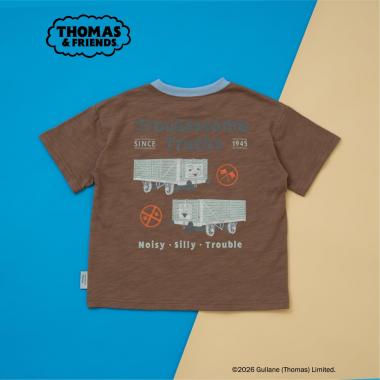 【きかんしゃトーマス】KIDSリラックスリンガー半袖T