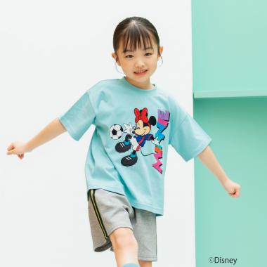 【親子リンク】【Disney】サッカー半袖T