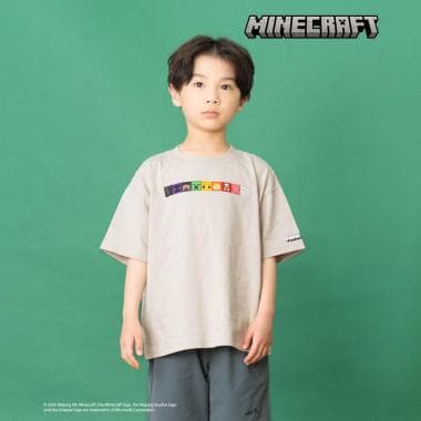 【マインクラフト】スクエアアイコンフェイス半袖T