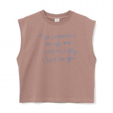 ロゴプリントタンクTEE