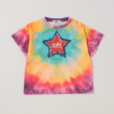 ボ*娘様 salsatious タイダイ柄 半袖TシャツＬ タイダイ柄 クマ DIVAロゴ 刺繍 Tシャツ 半袖 トップス 全商品