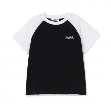 ☆彡バックマルチロゴラグラン半袖Tシャツ