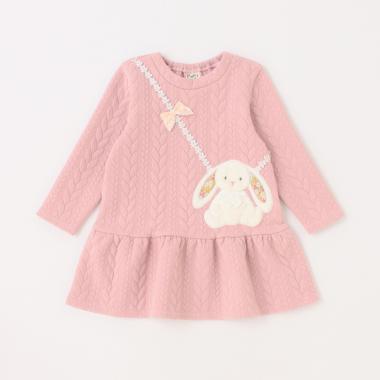 うさぎポケットキルトワンピース