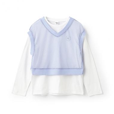 MCメッシュベスト＋長袖Tシャツ