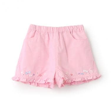 裾フリルショートパンツ