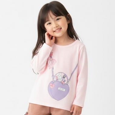 【990★ITEM】ハートポシェットモチーフTシャツ