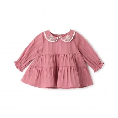 サクラ衿フリルカットブラウス