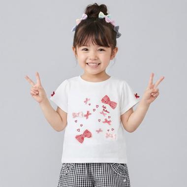リボンいっぱいTシャツ