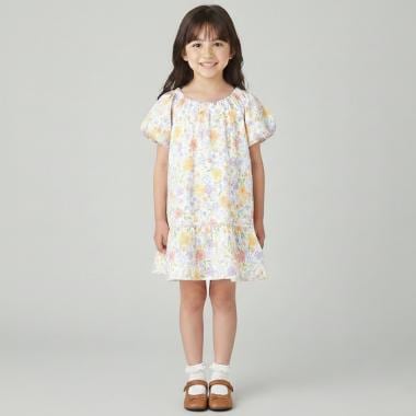 花柄Ptワンピース