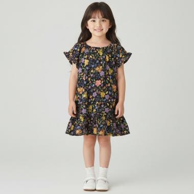 花柄Ptワンピース