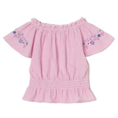 babyCheer 桃チュニック　ピンクストライプ チュニック 110 babyCheer 桃チュニックピンクストライプ チュニック 110