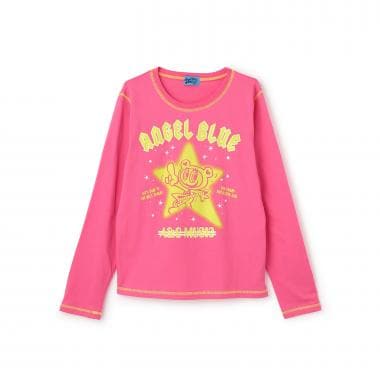 【エンジェルブルー】ナカムラくんロックプリントTシャツ