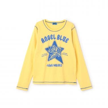 【エンジェルブルー】ナカムラくんロックプリントTシャツ