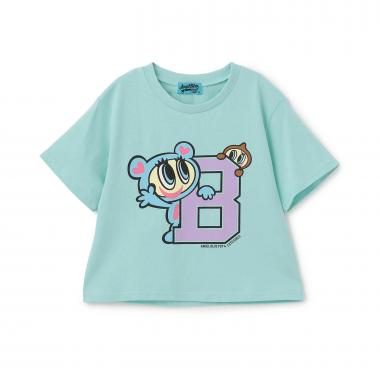 【エンジェルブルー】レタードTシャツ