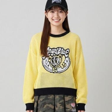 【エンジェルブルー】ナカムラくんメッシュニット