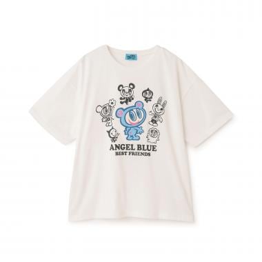 【エンジェルブルー】ナカムラくんリメイク風ルーズTシャツ