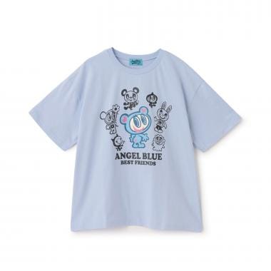 【エンジェルブルー】ナカムラくんリメイク風ルーズTシャツ