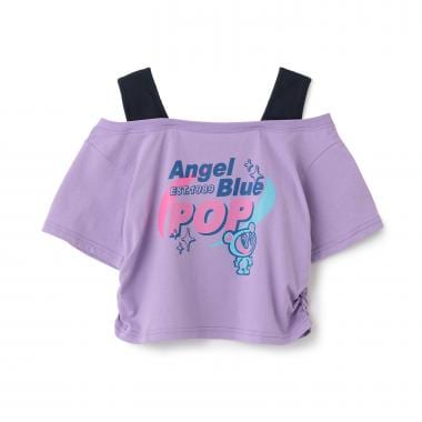 【エンジェルブルー】ナカムラくんオフショル半袖Tシャツ