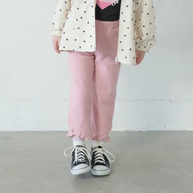 エニウェアシリーズ】裾チビフリル9分丈パンツ(100cm モデレート