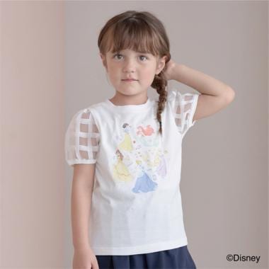 【一部予約商品】【Disney Princess】【型崩れしないやわらかコットン】 Tシャツ