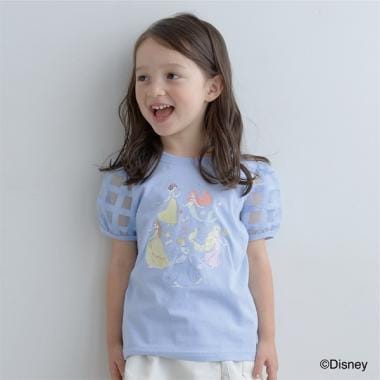 【Disney Princess】【型崩れしないやわらかコットン】 Tシャツ