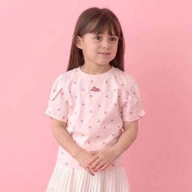 【大好評につき再入荷】【ソフトコットン】アソート総柄タックスリーブTシャツ