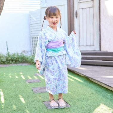 柄アソート・簡単着付け♪セパレート浴衣(帯2枚セット)