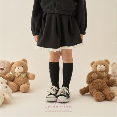 【Lycee mine バレエシリーズ】【セットアップ可】タックプリーツスカート(インパン付き)