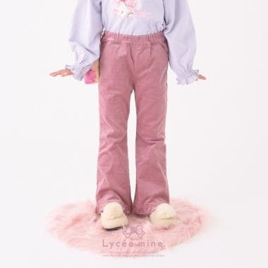 【Lycee mine バレエシリーズ】フリルストレッチフレアパンツ