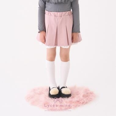 【Lycee mine バレエシリーズ】タックプリーツスカート(インパン付き)
