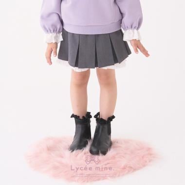 【Lycee mine バレエシリーズ】タックプリーツスカート(インパン付き)