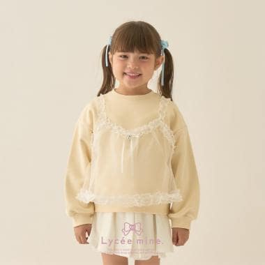 【Lycee mine バレエシリーズ】キャミドッキンクスウェット